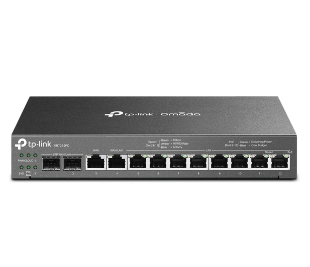 TP-LINK ER7212PC VPN Gigabit PoE+ Omada 3-w-1 ER7212PC - 1162661 - zdjęcie
